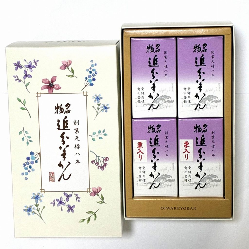 仏事用　追分羊かん一口４個入詰合せ